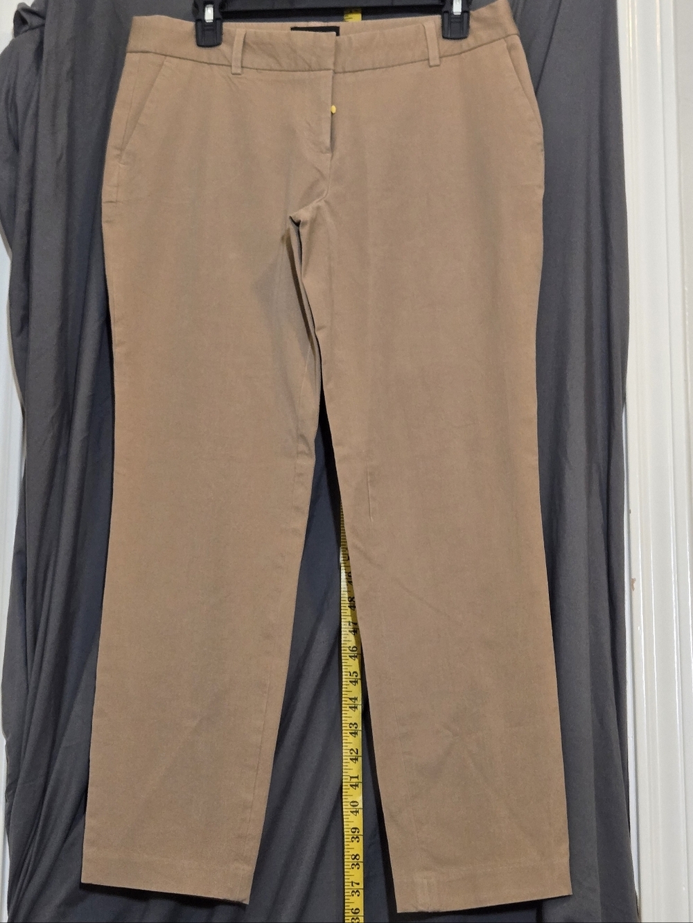 Cynthia Rowley Tan Stretch Pants Women’s Size 10 Straight Leg Career Casual